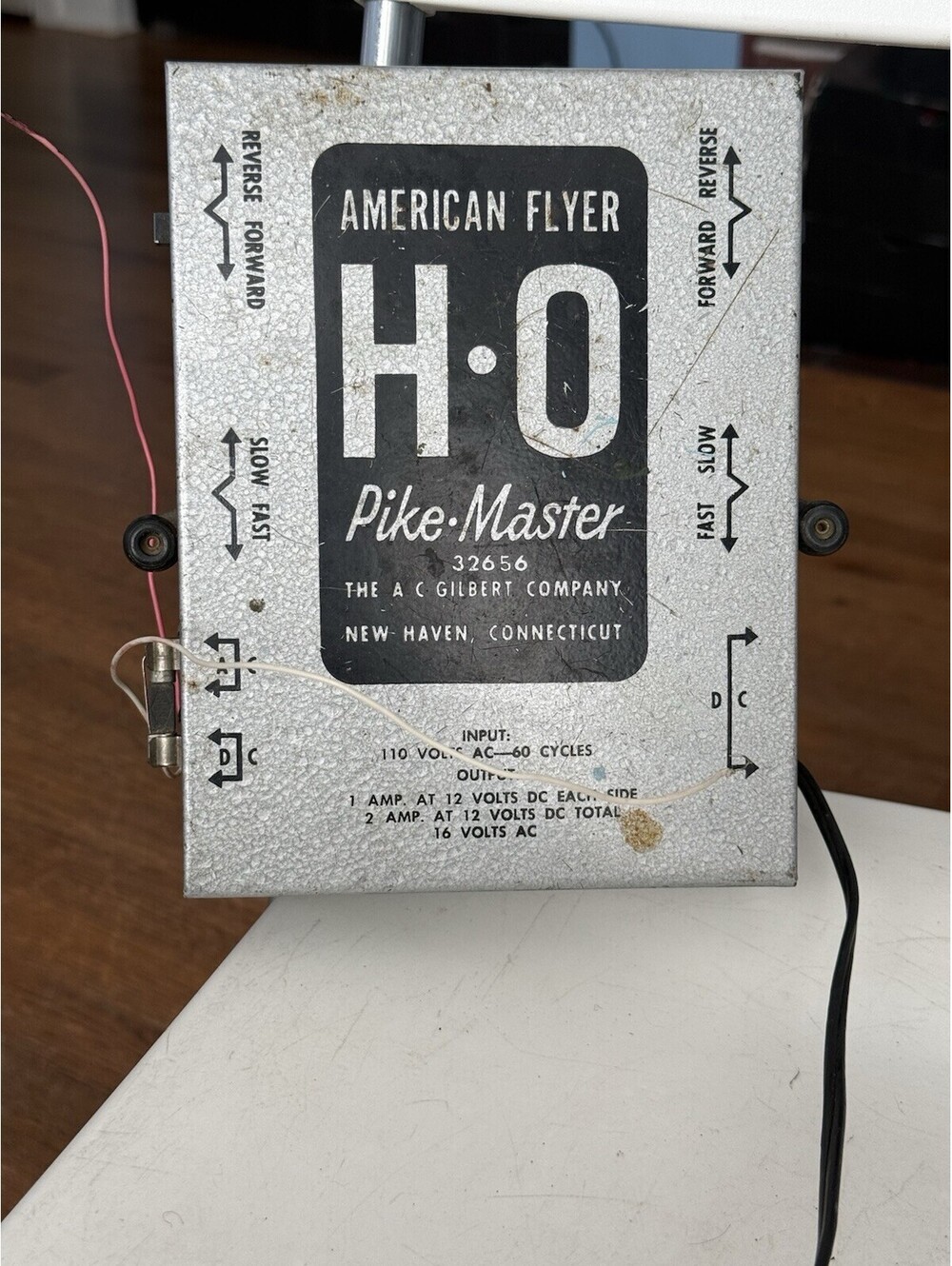 Gilbert American Flyer Pike Master 32656  Dual control DC Power Pack ( Untested)